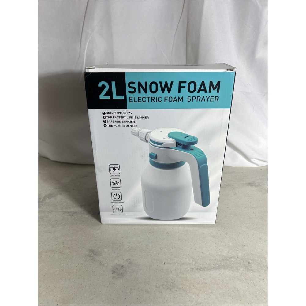 White Electric Foam Sprayer for Car Wash 2l